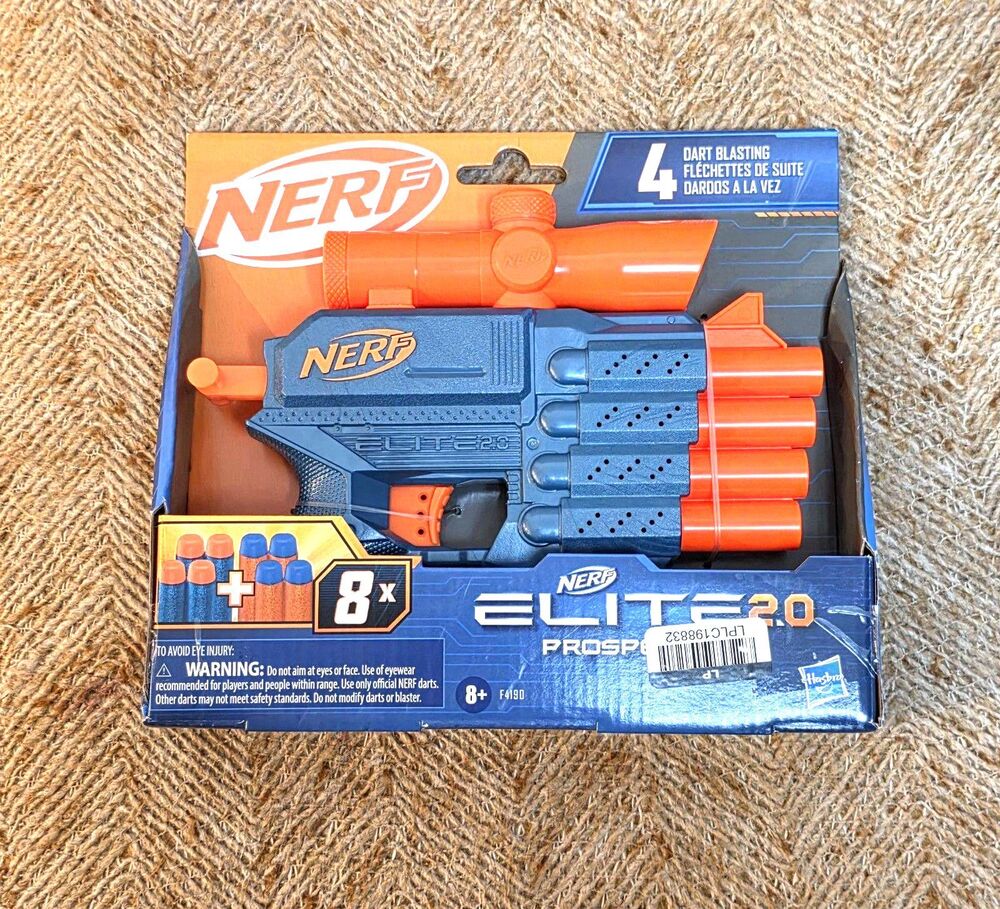 Nerf Elite 2.0 Prospect QS-4 Dart Blaster – Brand New In Box